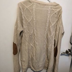 olive and oak cable knit sweater